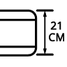 Matratzenhöhe - 21 cm