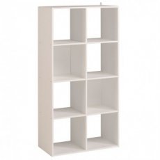 Regalschrank Kubikub 4P+4P weiß