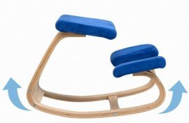 Kniebank Mikro blau