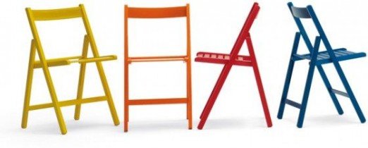 Fola - Stuhl Bunny orange