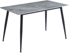 Esszimmertisch Adria - 140x80 cm - grauer Marmor