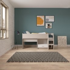 Hochbett mit Schreibtisch Nano - 90x200 cm