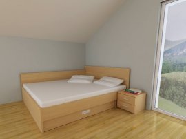Bett Soni mit Schublade - 120x200 cm