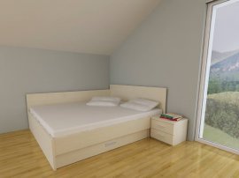 Bett Soni mit Schublade - 180x190 cm