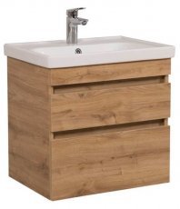 Schrank mit Waschbecken Vintag - 60 cm Wandmontage Sevilla