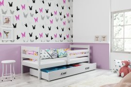 Kinderbett Eryk - 90x200 cm - weiß/weiß