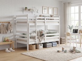Etagenbett Eryk - 90x190 cm - Weiß