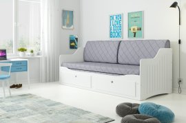 Bett Transformer Grand – 80x200 oder 160x200 cm – Weiß
