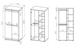 ML Meble - Schrank Blanco 01