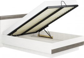 Hebemechanismus+Lattenrost WKL 140-04 MET für Bett Blanco 32