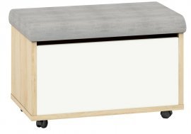 Hocker mit Stauraum Drop 12 - hellgrau