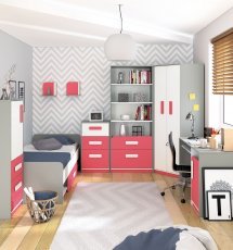 Jugendzimmer IQ - Rot