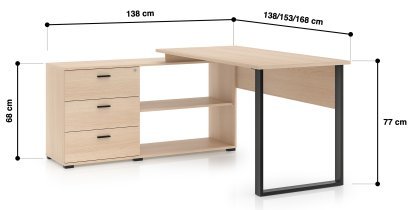 ML Meble - Eckschreibtisch Odelis 09