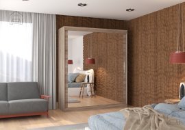 Kleiderschrank mit Schiebetüren Ettore – 180 cm