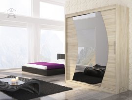 Kleiderschrank mit Schiebetüren Dolores – 180 cm