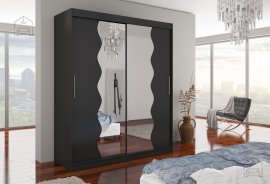 Kleiderschrank mit Schiebetüren Kansas – 180 cm