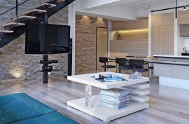 Couchtisch Messa – Weiß Matt