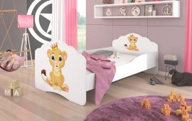 Kinderbett Casimo mit Motiv – 70x140 cm