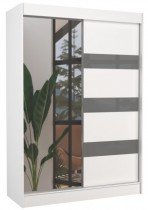 Weiß/Grau Lacobel
