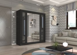 Kleiderschrank mit Schiebetüren Keita – 200 cm