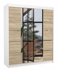 Weiß/Sonoma Eiche