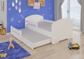 Kinderbett Pepe II mit Zusatzbett – 80x160 cm mit Rausfallschutz