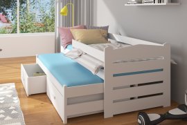 Kinderbett Tiarro mit Rausfallschutz – 80x180 cm
