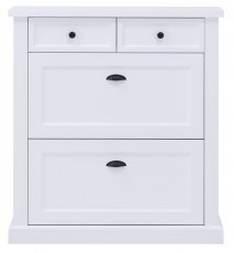 Schuhschrank Galineo P01 – Weiß