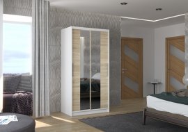 Kleiderschrank mit Schiebetüren Dragonis – 100 cm