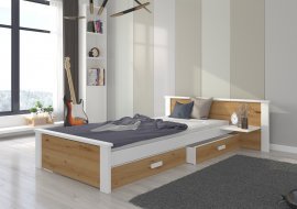 Kinderbett Aldex mit Ablage – 90x200 cm