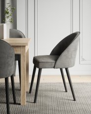 Esszimmerstuhl Rodos 84 – schwarz