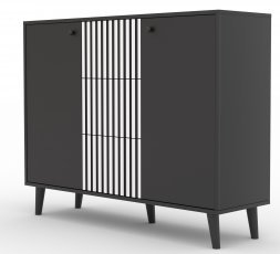 Kommode Fadi – Schwarz