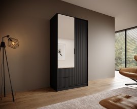 Kleiderschrank Norel – 100 cm – Schwarz