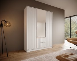 Kleiderschrank Norel – 150 cm – Weiß