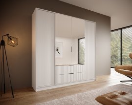 Kleiderschrank Norel – 200 cm – Weiß