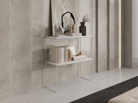 Schminktisch Toni – Weiß/Weiß matt