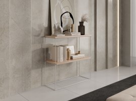 Schminktisch Toni – Weiß/Sonoma Eiche