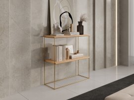 Schminktisch Toni – Gold/Eiche Lancelot