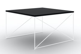 Couchtisch Nelia – Weiß/Schwarz