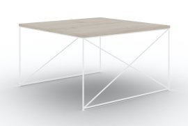 Couchtisch Nelia – Weiß/Sonoma