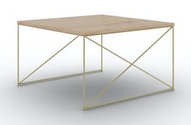 Couchtisch Nelia – Gold/Artisan