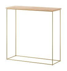 Konsolentisch Milan – Gold/Eiche Lancelot