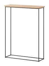 Konsolentisch Sili – Schwarz/Eiche Lancelot