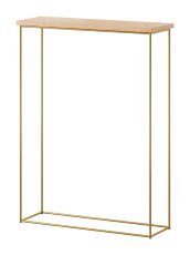 Konsolentisch Sili – Gold/Eiche Lancelot