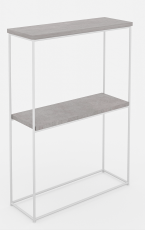 Konsolentisch Velo – Weiß/Beton