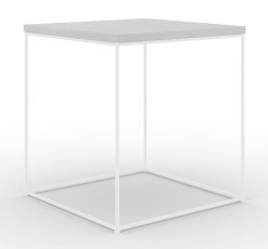 Couchtisch Adina – Weiß/Beton