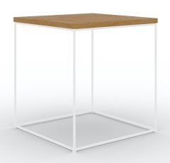 Couchtisch Adina – Weiß/Eiche Lancelot