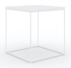 Couchtisch Adina – Weiß/Weiß Hochglanz