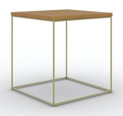 Couchtisch Adina – Gold/Eiche Lancelot