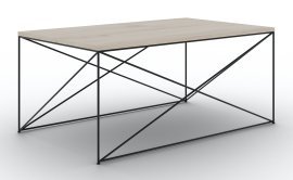 Couchtisch Dante – Schwarz/Sonoma